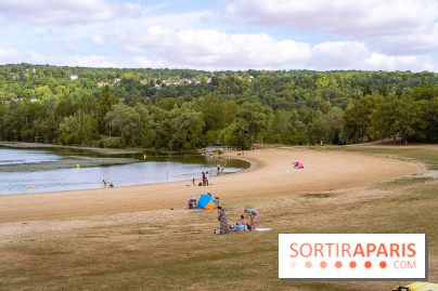Île de loisirs du Val de Seine dans les Yvelines, plage, baignade et activités - photos