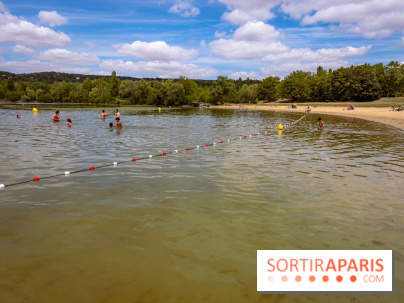 Île de loisirs du Val de Seine dans les Yvelines, plage, baignade et activités - photos