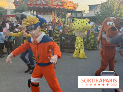 Naruto et Marsupilami lors de la parade