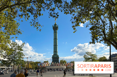 La Re-prise de la Bastille, 196 drapeaux recyclés autour de la Colonne de Juillet pour la Paris Design Week 2026