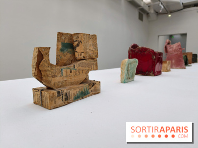 Exposition Simone Fattal au MAM Paris : mythes, exil et villes englouties