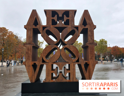 Art Basel 2026 : Robert Indiana installe un Love Wall sur la place Clémenceau à Paris