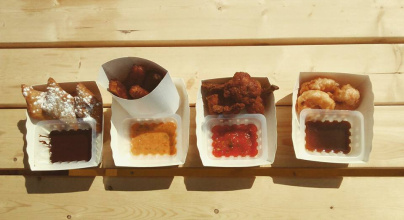 David Martin gare son food truck à La Foire de Paris