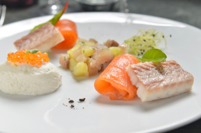 Carte éphémère "Lacs et rivières" dans les Brasseries Flo