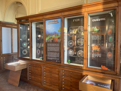 Les minéraux de Minecraft en vrai, au musée de Minéralogie des Mines de Paris !