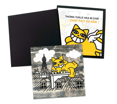 M.Chat fait le mur à la galerie Brugier