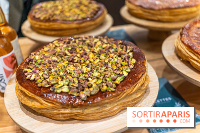 Les galettes des Rois frangipane Amande et Pistache chez Jardin Sucré 2024