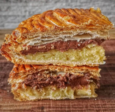 Galette des rois frangipane amande et chocolat divine de Jacques Génin