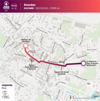 JO Paris 2024 : Le Parcours détaillé de la flamme Olympique en Essonne - Dourdan