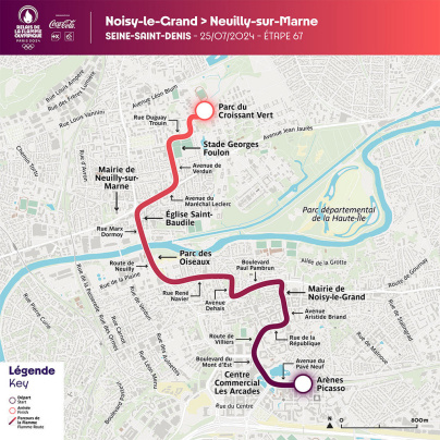 JO Paris 2024 : Le Parcours de la flamme Olympique en Seine-Saint-Denis - Foisy - Neuilly sur marne