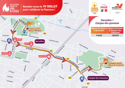 JO Paris 2024 : Parcours de la flamme Olympique dans le Val d’Oise - Sarcelles et Garges-lès-Gonesse