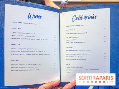 Découvrez le Sport bar caché du George V pendant les JO Paris 2024 - carte - menu