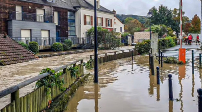 Tempête Kirk : Inondations dans les Yvelines, Chevreuse