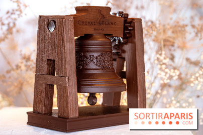 Pâques 2025 : la sublime Cloche en chocolat de Maxime Frédéric au Cheval Blanc Paris