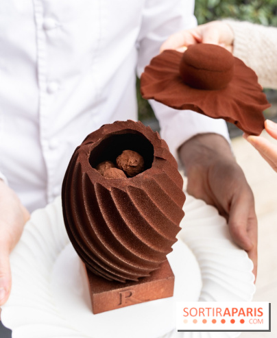 Oeuf de Pâques Signature 2025 par Jordan talbot et son goûter d’exception à La Réserve Paris