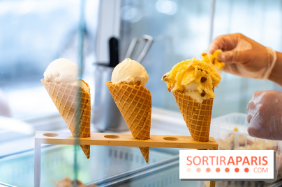 Insolite, la glace panettone de Christophe Louie à découvrir l'été à Paris