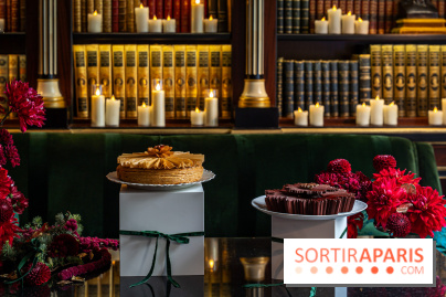 Bûche de Noël La Réserve Paris 2025 : Le sublime Astre d'Or de Jordan Talbot 