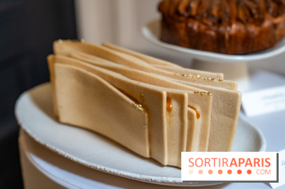 La Bûche de Noël Feuille à feuille du Burgundy Paris, un coup de cœur 2025