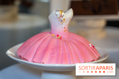 La Bûche de Noël 2025 du Café de la Paix spécial Belle aux Bois Dormant  : l'Adage à la Rose