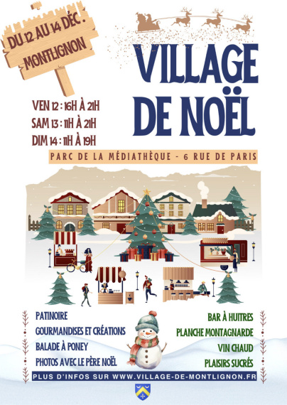 Un charmant village de Noël dans le Val d'Oise ce week-end avec patinoire gratuite