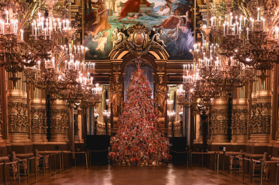 Top 10 des plus beaux sapins de Noël de Paris 2025 : Opéra Garnier