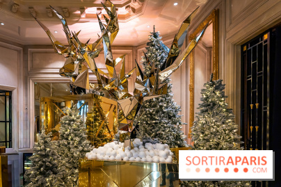 Le bar et salon de thé enchanté de Noël du George V 2025