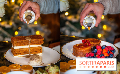 Le bar et salon de thé enchanté de Noël du George V 2025