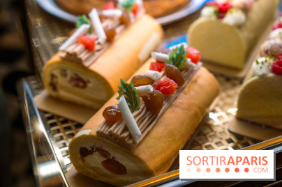 La Bûche de Noël croissant insolite du Bacha Coffee