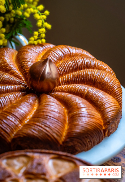 La sublime galette des Rois du Lutetia spéciale noisette