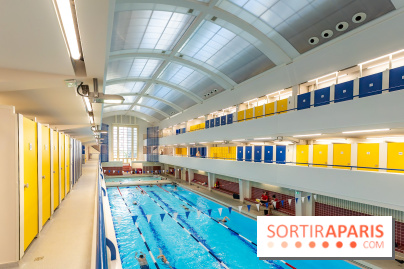 La piscine Château Landon, la plus  vieille piscine de Paris a rouvert ses portes dans le 10e