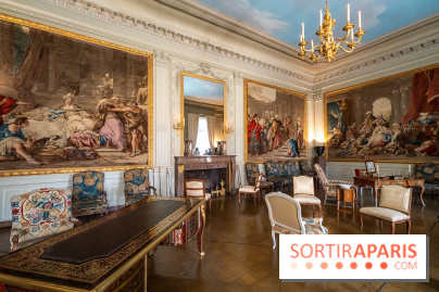 La vie au château, exposition contemporaine au château de la Roche Guyon : Échos