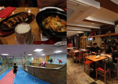 Chez Hé, le restaurant chinois - parc de jeux