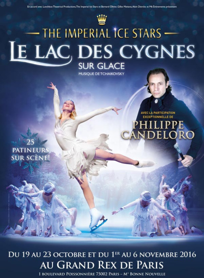 Le Lac des Cygnes sur glace au Grand Rex de Paris 2016