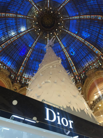 Les vitrines de Noël des Galeries Lafayette 2016