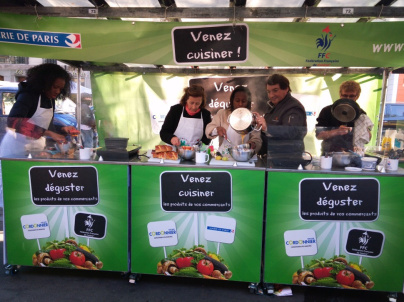 Les cours de cuisine gratuits sur les marchés parisiens