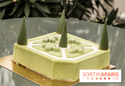 La Bûche Jardins de l'Auberge du jeu de Paume by Julien Lucas