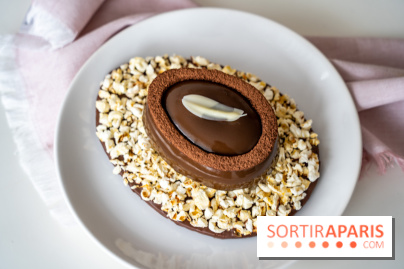 Oeuf de Pâques entremets de Muriel 2021 au Grand Colbert