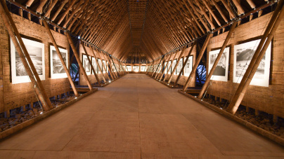 Un Pavillon en bambou géant sur le parvis de La Défense pour une exposition photo sensorielle