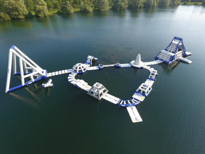 Aqua Slide Park, le parc aquatique gonflable dans l'Oise à Longueil Sainte Marie