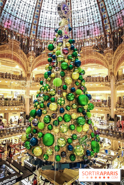 sapin de noël des Galeries Lafayette 2018
