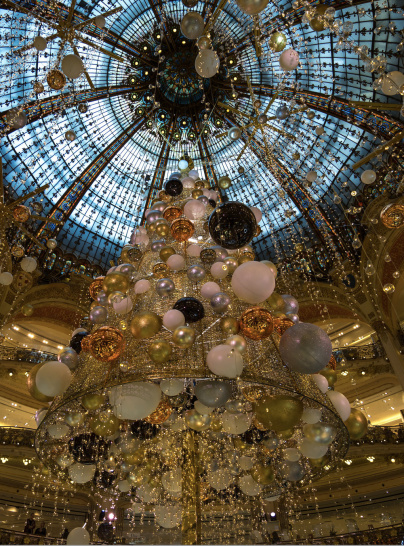 Sapin de Noël des Galeries Lafayette 2015