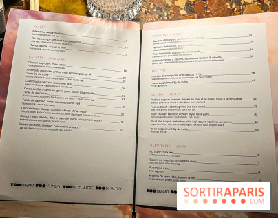 Too Restaurant, le restaurant panoramique de Paris, menu et photos