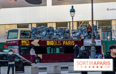 Quand des dinosaures défilent à Paris