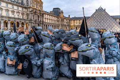 Quand des dinosaures défilent à Paris