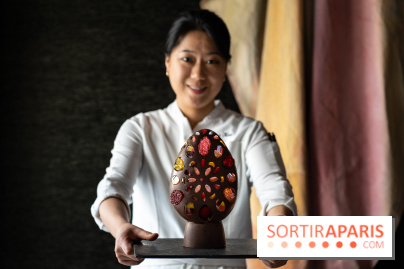 Œuf de Pâques lumineux du Park Hyatt Paris-Vendôme par Naraé Kim 2023