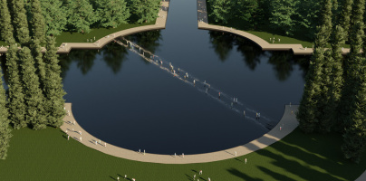 Le Gué, l'installation insolite qui vous fait marcher sur l'eau au Domaine de Sceaux