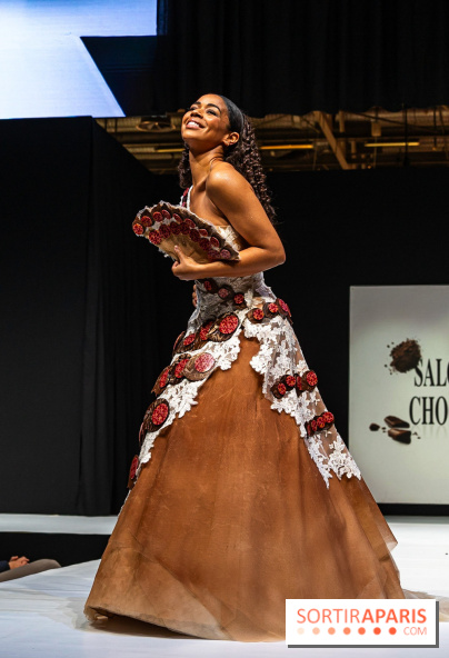 Salon du Chocolat 2023, le programme du défilé de robes et tenues en chocolat - Aurélie Konaté