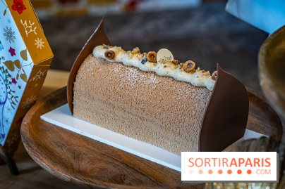 La Bûche de Noël Luge de Lenôtre par Etiennne Leroy et les créations de fête 2023