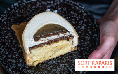 Bûche de Noël "Slalom" par Merouan Bounekraf en Livraison Nationale