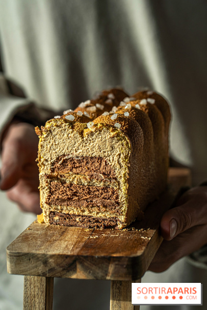 La Bûche de Noël trompe l'œil brioche originale de chez Ochre